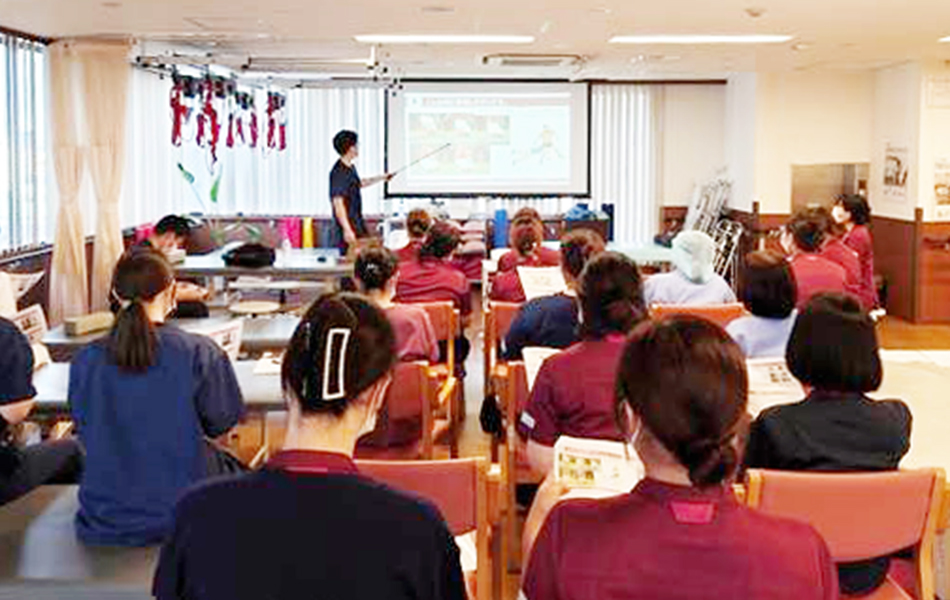 看護部教育委員会主催の研修会を実施！