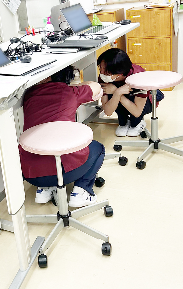 防災訓練を実施しました。